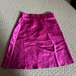Aritzia Babaton Mini Slip Skirt in Magenta - Size 4